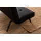 3-Seat Sofa-Bed Zola - Black Black 3-Seat Sofa-Bed Zola - Black Black