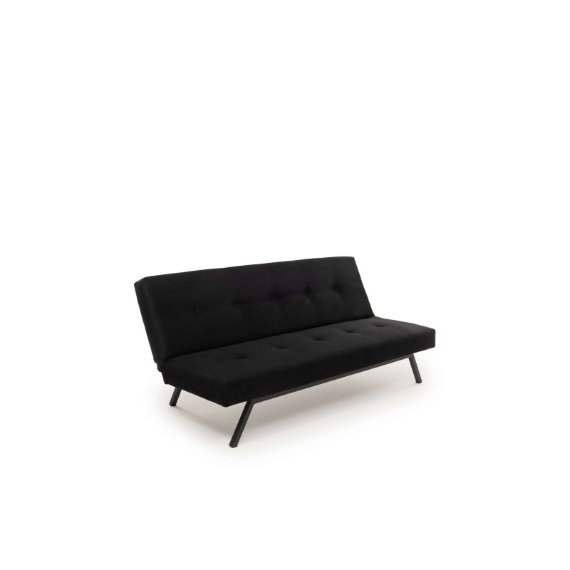 3-Seat Sofa-Bed Zola - Black Black