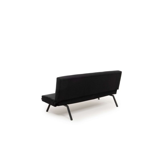 3-Seat Sofa-Bed Zola - Black Black 3-Seat Sofa-Bed Zola - Black Black