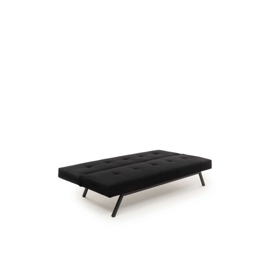 3-Seat Sofa-Bed Zola - Black Black 3-Seat Sofa-Bed Zola - Black Black