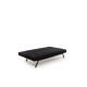 3-Seat Sofa-Bed Zola - Black Black 3-Seat Sofa-Bed Zola - Black Black
