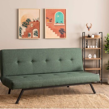 3-Seat Sofa-Bed Zola - Green Green