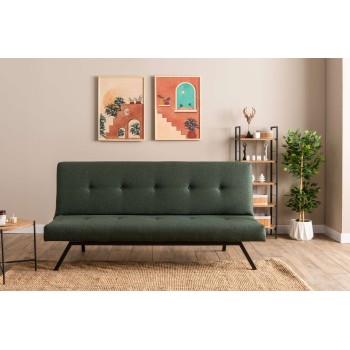 3-Seat Sofa-Bed Zola - Green Green