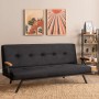 3-Seat Sofa-Bed Zven - Black Black