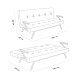 3-Seat Sofa-Bed Zven - Black Black 3-Seat Sofa-Bed Zven - Black Black