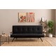 3-Seat Sofa-Bed Zven - Black Black 3-Seat Sofa-Bed Zven - Black Black