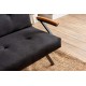 3-Seat Sofa-Bed Zven - Black Black 3-Seat Sofa-Bed Zven - Black Black