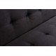 3-Seat Sofa-Bed Zven - Black Black 3-Seat Sofa-Bed Zven - Black Black