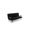 3-Seat Sofa-Bed Zven - Black Black
