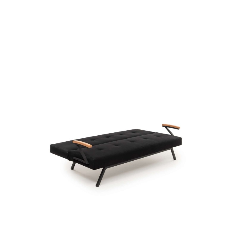 3-Seat Sofa-Bed Zven - Black Black