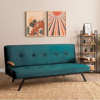 3-Seat Sofa-Bed Zven - Petrol Green Petrol Green