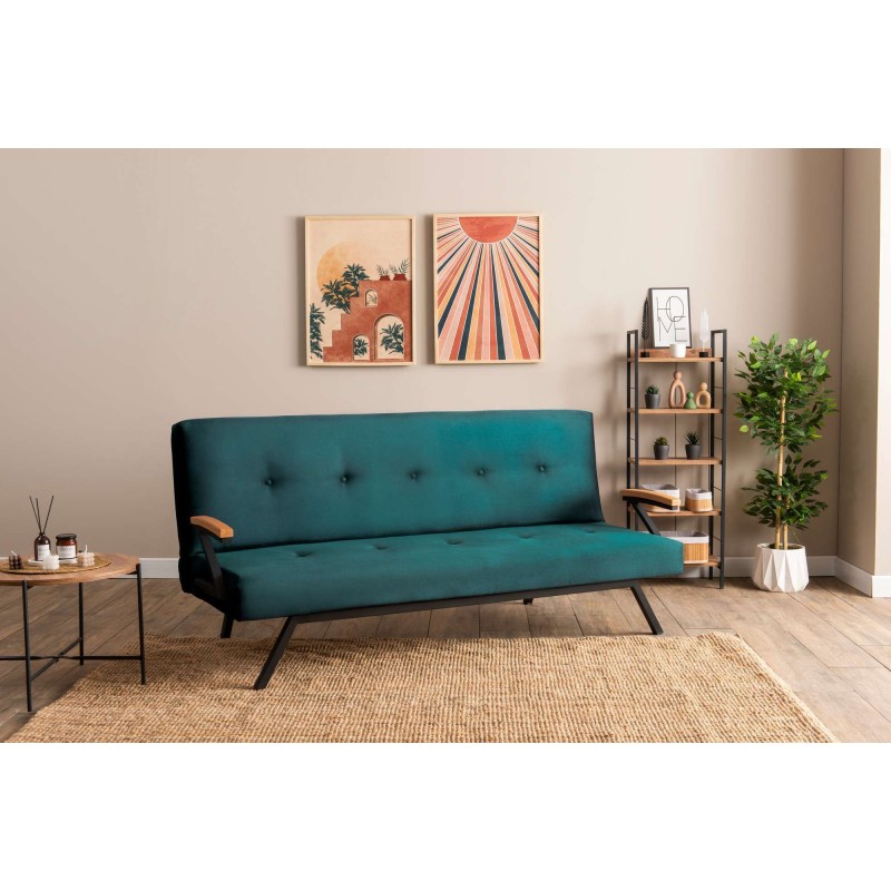 3-Seat Sofa-Bed Zven - Petrol Green Petrol Green