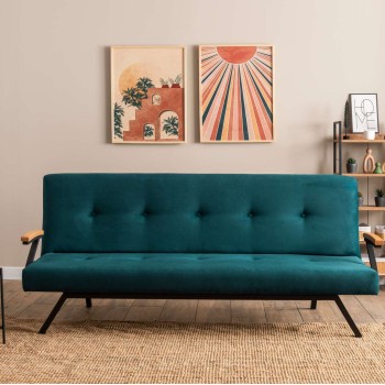 3-Seat Sofa-Bed Zven - Petrol Green Petrol Green