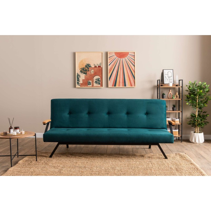 3-Seat Sofa-Bed Zven - Petrol Green Petrol Green