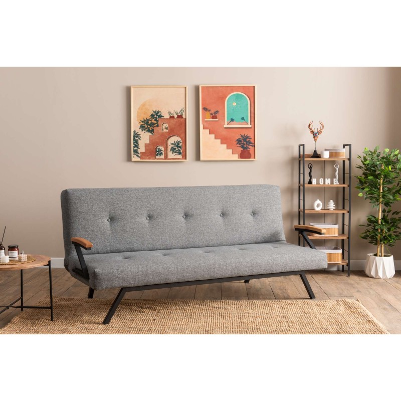 3-Seat Sofa-Bed Zven - Light Grey Light Grey