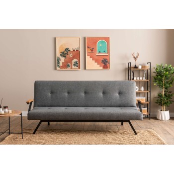 3-Seat Sofa-Bed Zven - Light Grey Light Grey