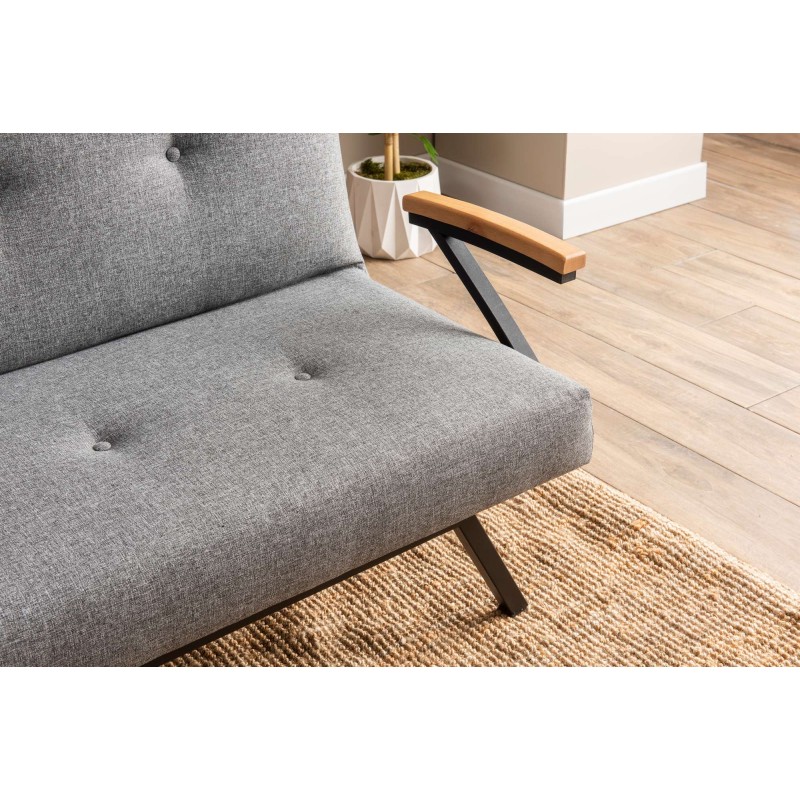 3-Seat Sofa-Bed Zven - Light Grey Light Grey