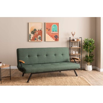 3-Seat Sofa-Bed Zven - Green Green