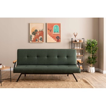 3-Seat Sofa-Bed Zven - Green Green