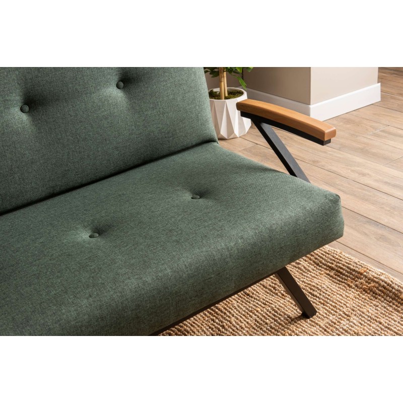 3-Seat Sofa-Bed Zven - Green Green