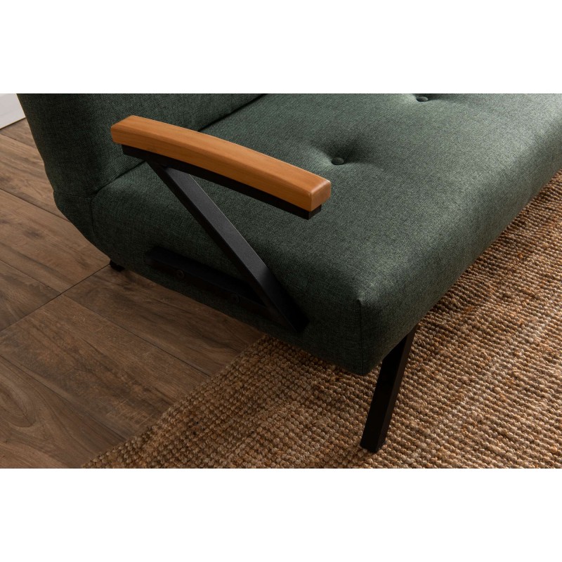 3-Seat Sofa-Bed Zven - Green Green