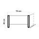 Coffee Table Cosmo Arena Atlantic Pine
Black