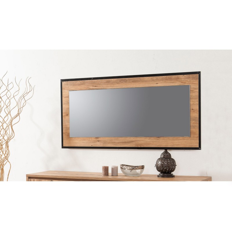 Decorative Chipboard Mirror Quantum İdea 110 Atlantic Pine
Black