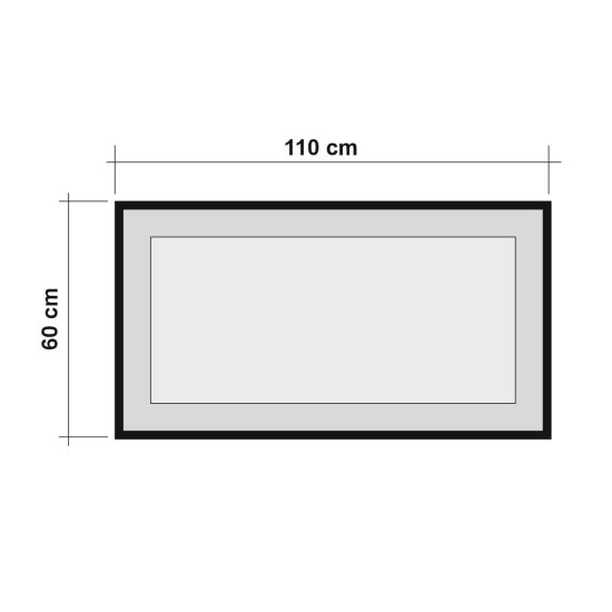 Decorative Chipboard Mirror Quantum İdea 110 Atlantic Pine
Black