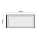 Decorative Chipboard Mirror Quantum İdea 150 Atlantic Pine
Black