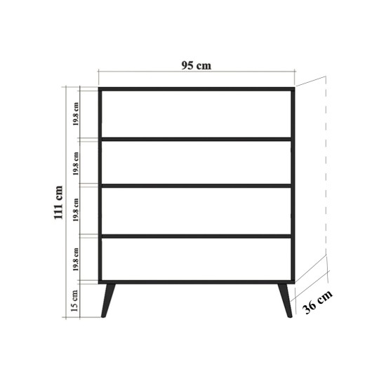 Multi Purpose Cabinet Multilux - 726 Sonoma Oak
