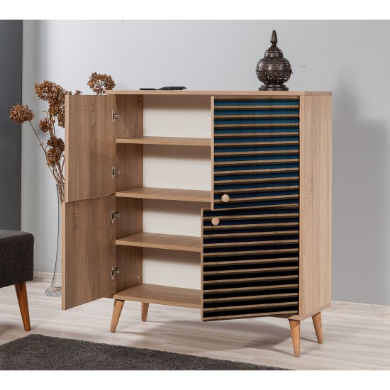 Multi Purpose Cabinet Multilux-222 Sonoma Oak