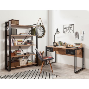 Study Room Furniture Set COSMO-TKM.8 Atlantic Pine
Black