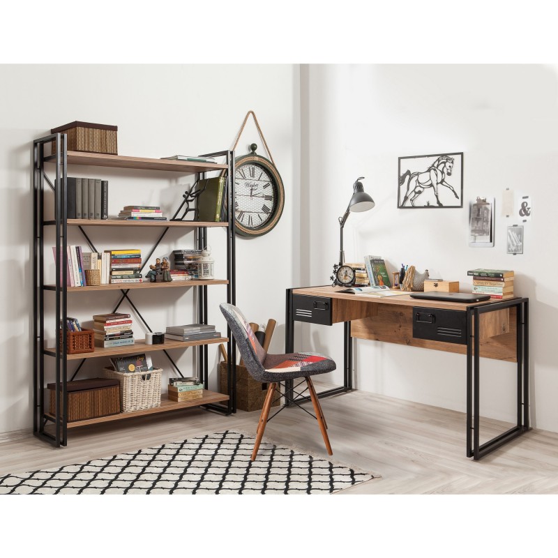 Study Room Furniture Set COSMO-TKM.8 Atlantic Pine
Black