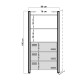 Study Room Furniture Set COSMO-TKM.10 Atlantic Pine
Black Study Room Furniture Set COSMO-TKM.10 Atlantic Pine
Black