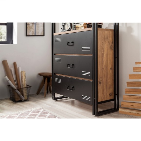 Study Room Furniture Set COSMO-TKM.10 Atlantic Pine
Black Study Room Furniture Set COSMO-TKM.10 Atlantic Pine
Black