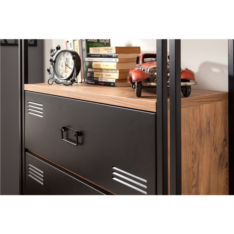 Study Room Furniture Set COSMO-TKM.10 Atlantic Pine
Black