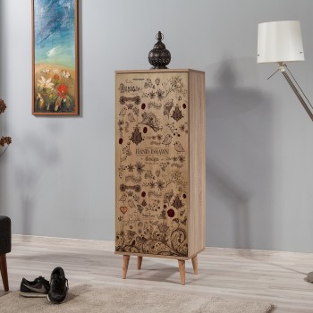 Shoe Cabinet Filinta-731 Sonoma Oak