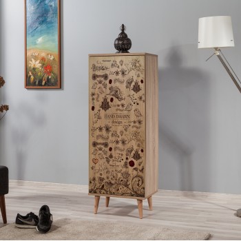 Shoe Cabinet Filinta-731 Sonoma Oak