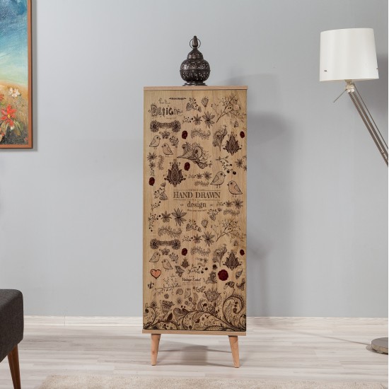 Shoe Cabinet Filinta-731 Sonoma Oak