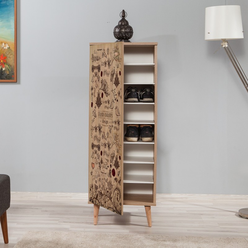 Shoe Cabinet Filinta-731 Sonoma Oak