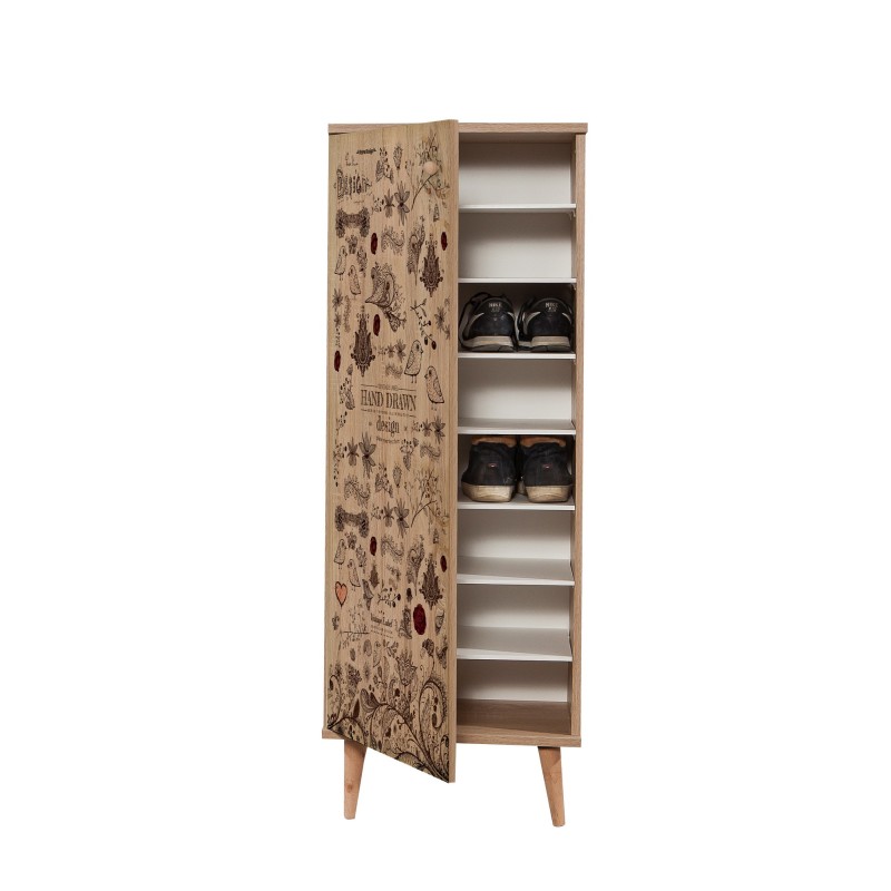 Shoe Cabinet Filinta-731 Sonoma Oak