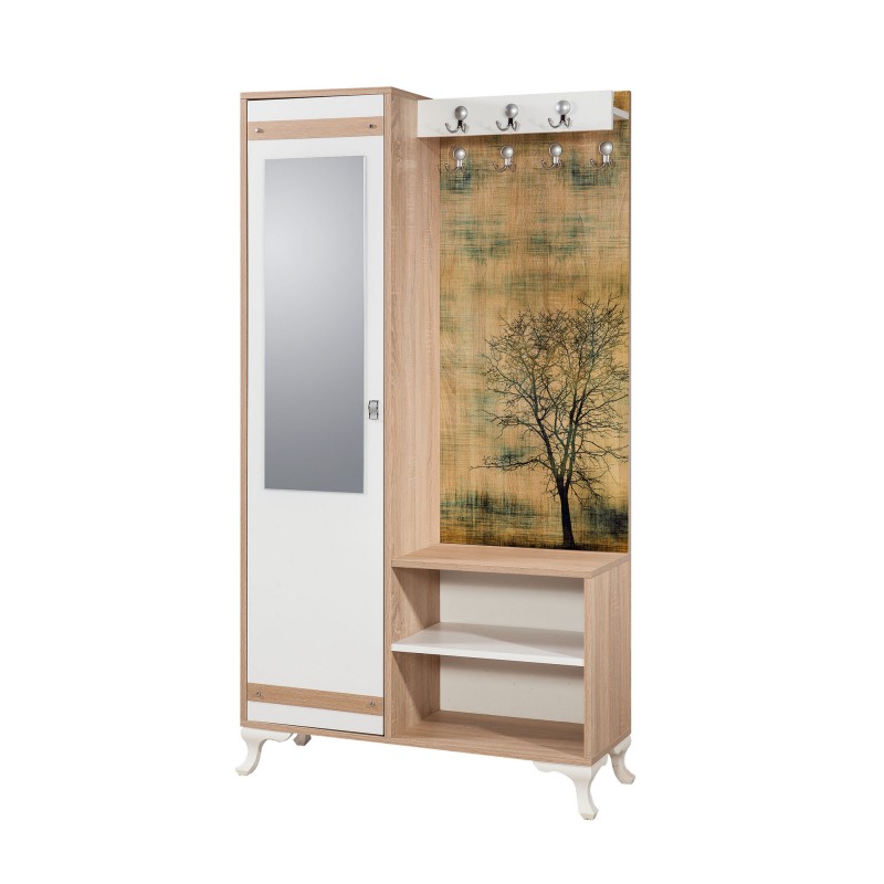 Hall Stand İnci-729 Sonoma Oak