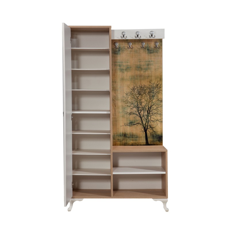 Hall Stand İnci-729 Sonoma Oak