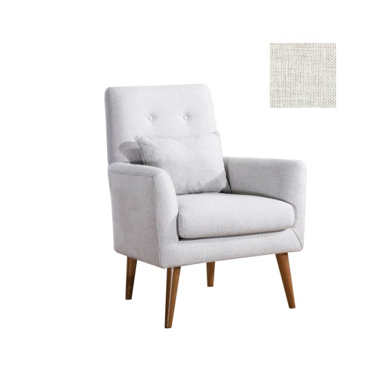 Wing Chair Zeni Berjer - Cream Cream Atelier del Sofa Wing Chair Zeni Berjer - Cream Cream