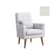 Wing Chair Zeni Berjer - Cream Cream Atelier del Sofa Wing Chair Zeni Berjer - Cream Cream
