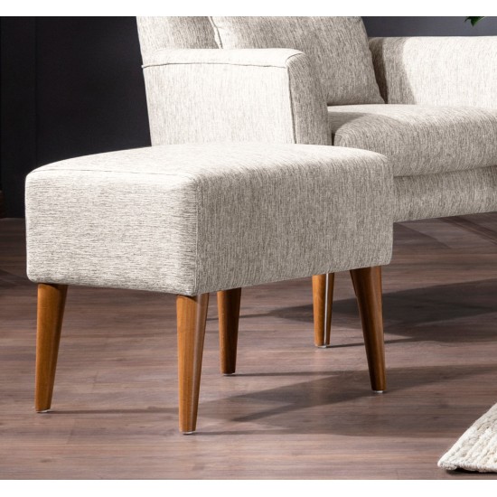 Atelier del Sofa Tuffet Zeni Puf - Cream Cream