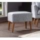 Tuffet Zeni Puf - Grey Grey Atelier del Sofa Tuffet Zeni Puf - Grey Grey