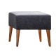 Atelier del Sofa Tuffet Zeni Puf - Dark Grey Dark Grey