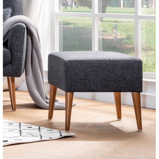 Atelier del Sofa Tuffet Zeni Puf - Dark Grey Dark Grey