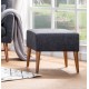 Atelier del Sofa Tuffet Zeni Puf - Dark Grey Dark Grey